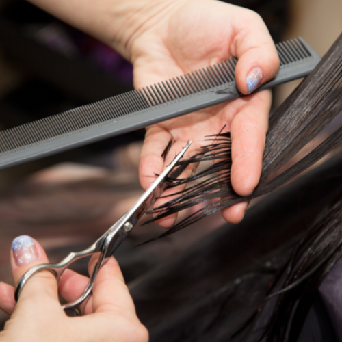 Women's haircut