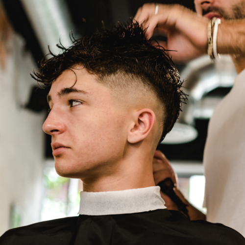 Teens haircut